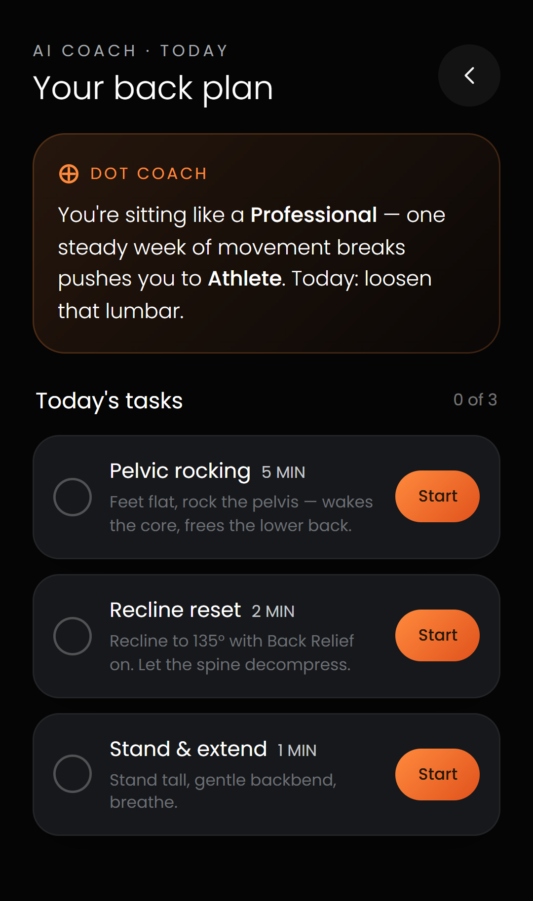 DOT app — AI Coach